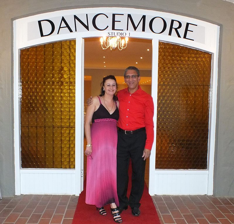 Bruce and Heidi outside Dancemore 1